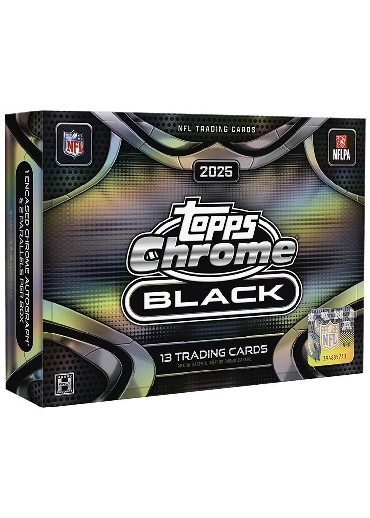 Topps Chrome Black NFL Hobby Box 2025