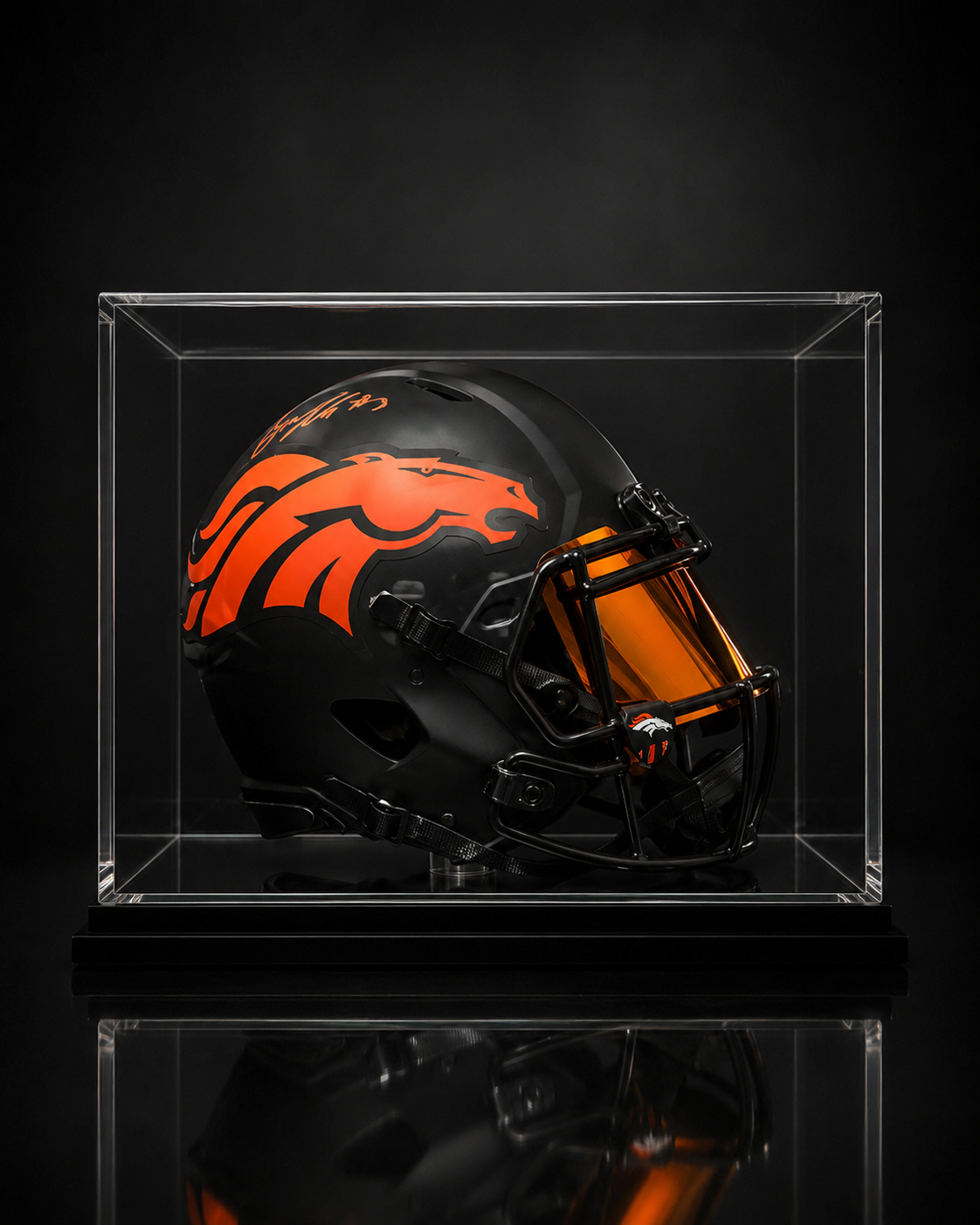 Drew Lock Autographed Denver Broncos Football Helmet