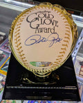 Pete Rose Autographed Rawlings Gold Glove Award Baseball