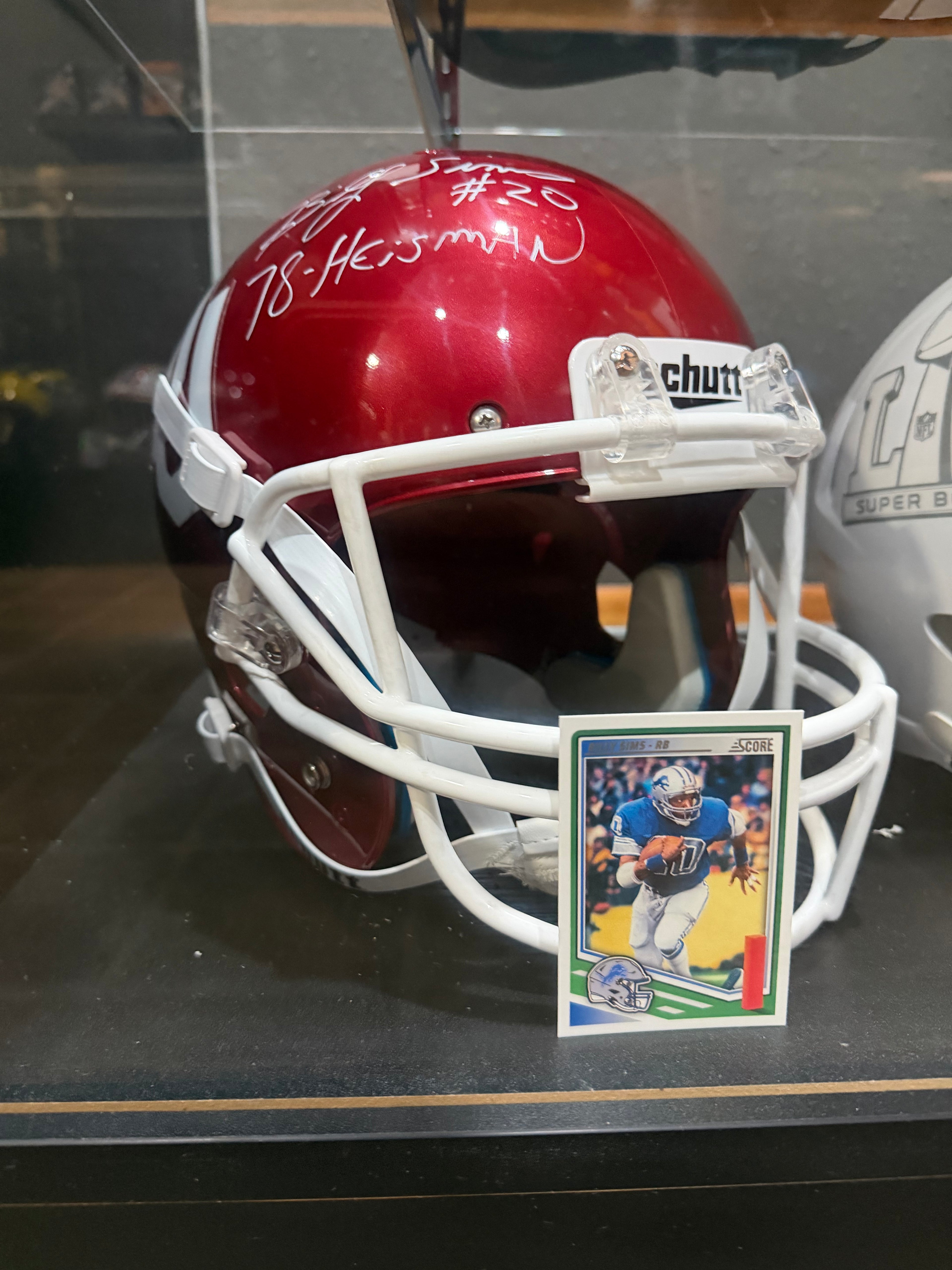 Billy Sims Autographed Oklahoma Sooners Football Helmet