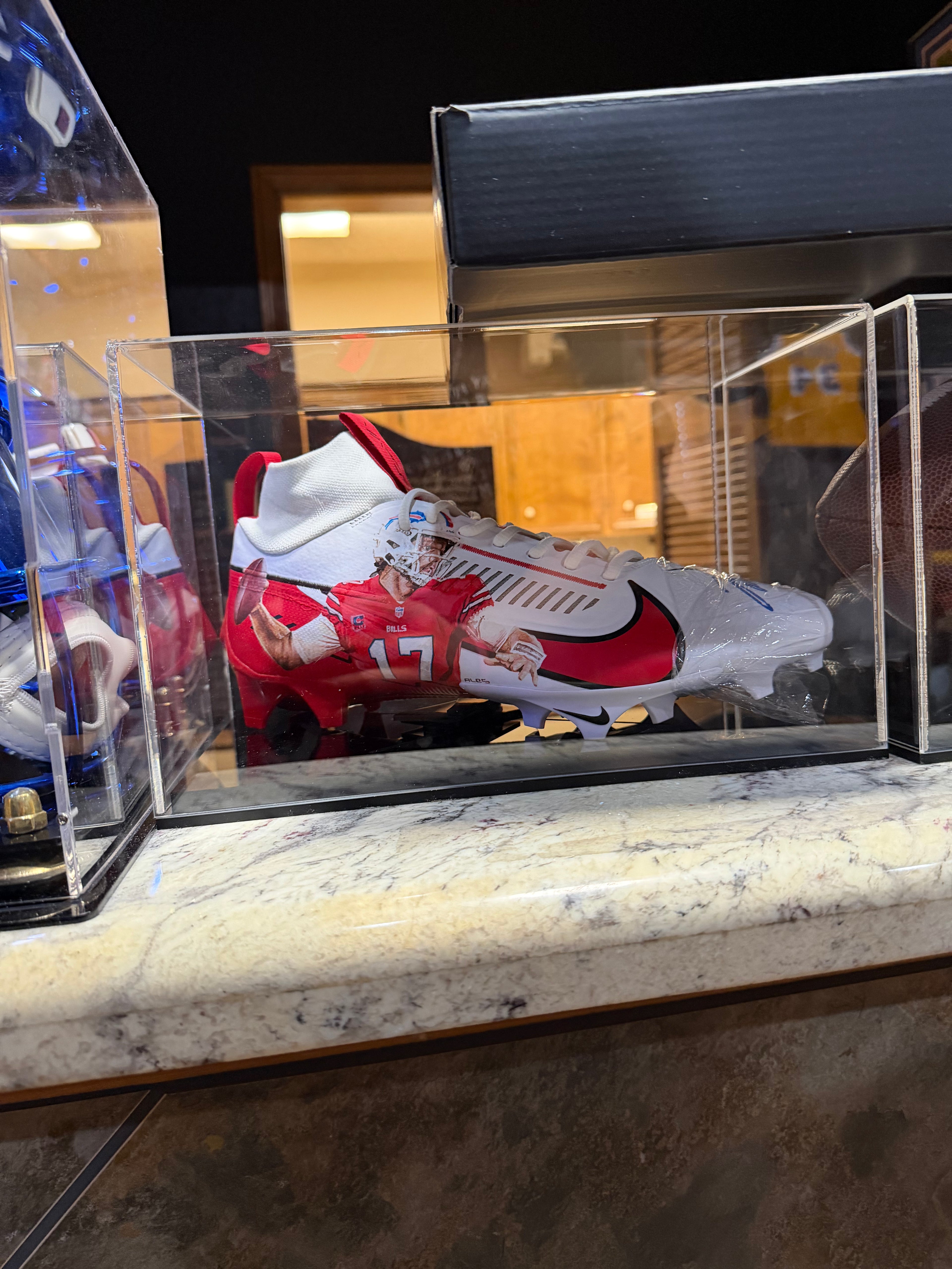 Josh Allen Autographed Buffalo Bills Football Cleat