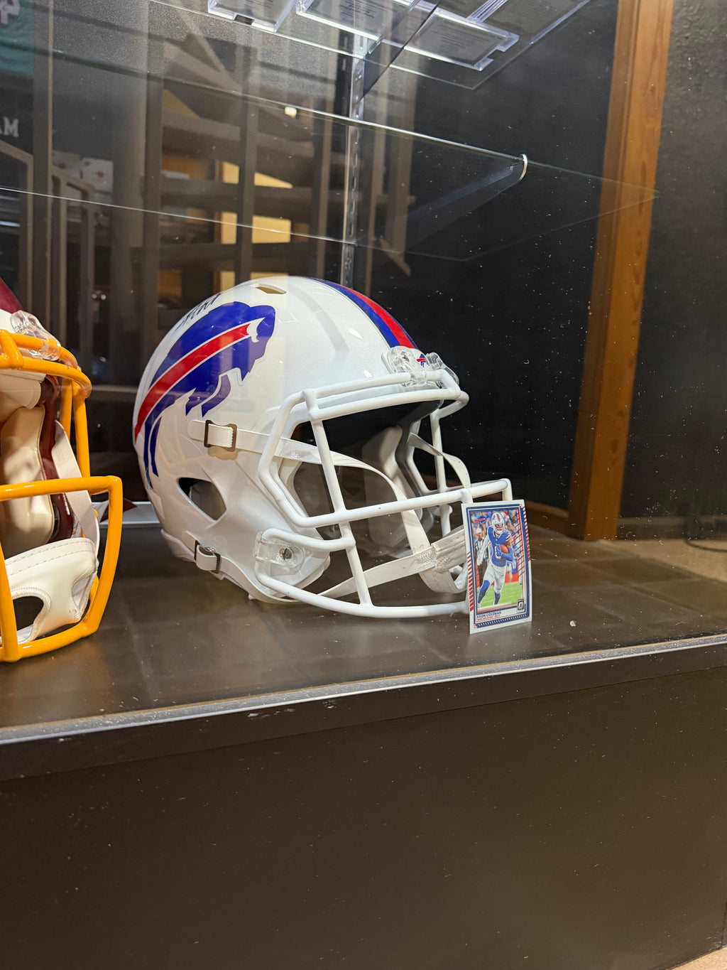 Autographed Keon Coleman Buffalo Bills Football Helmet