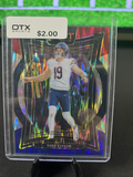 Tory Taylor 2024 Panini Select #1 Red Blue Prizm Shock Rookie Card Bears