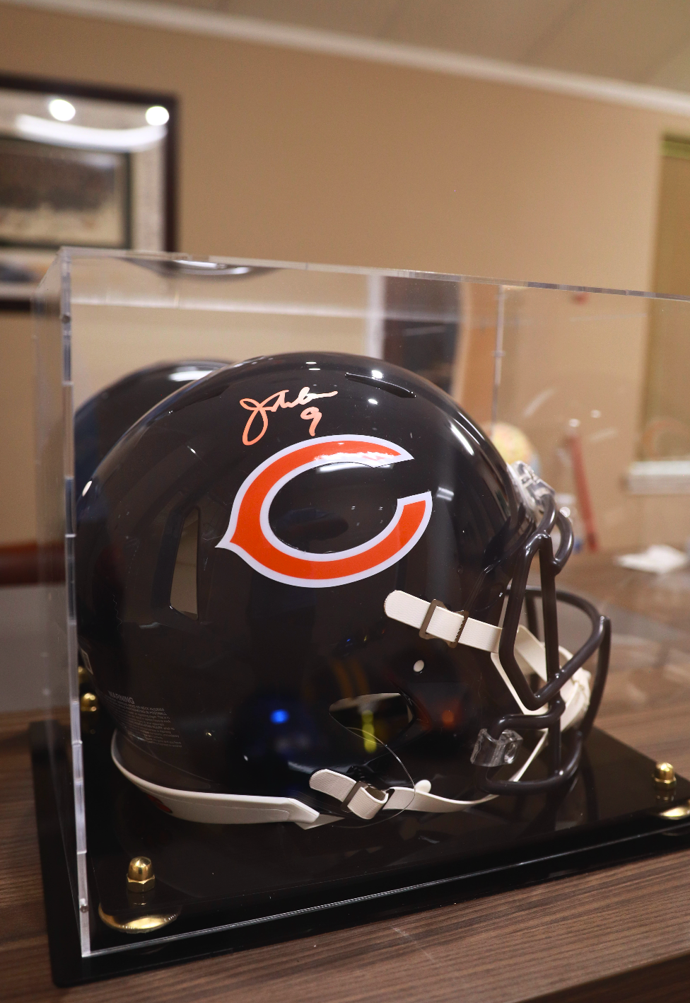 Jim McMahon Autographed Chicago Bears Helmet